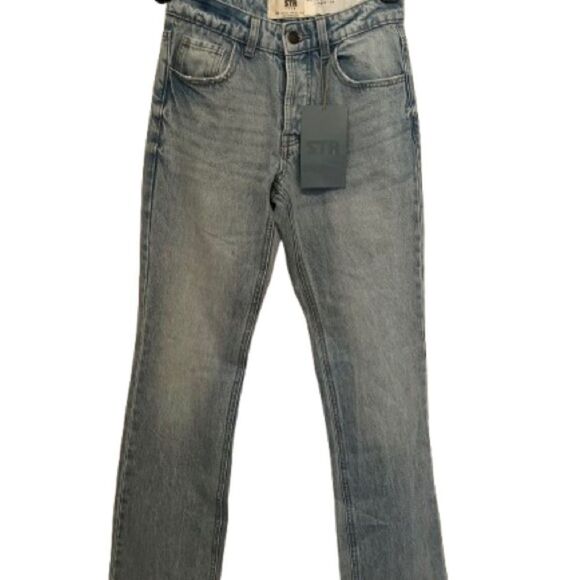 Vintage Blue Straight Leg Jeans NWT - Picture 1 of 9